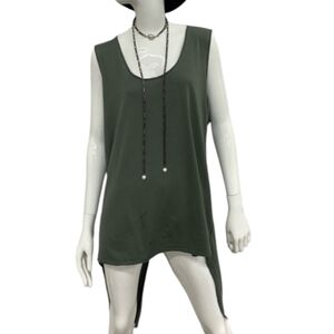 Widow Downtown Tail Tank Olive Green XL